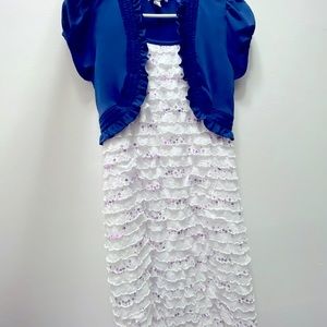 Fancy speechless kids dress